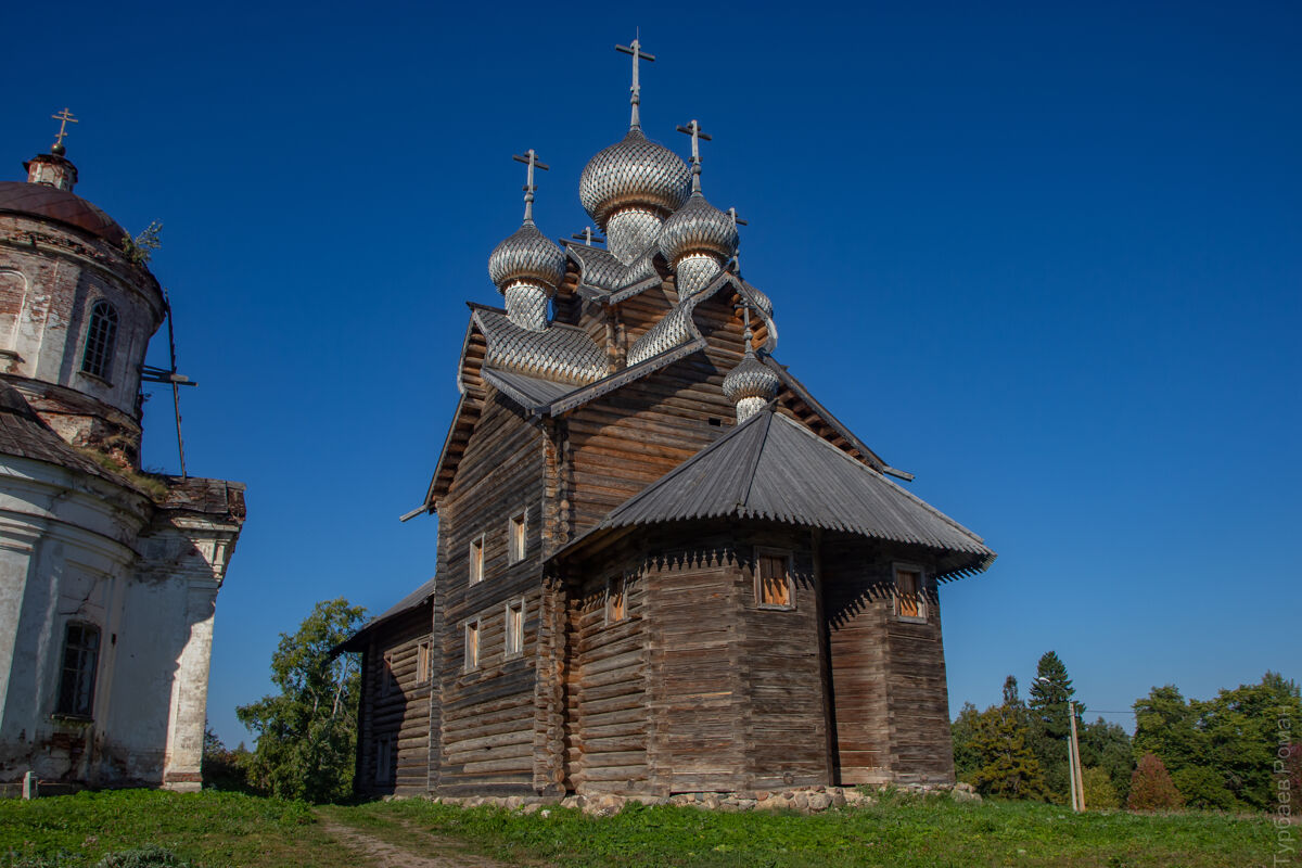 Церковь Богоявления Господня, Палтога (Вытегорский район, Вологодская область). фасады, Вид с юго-востока