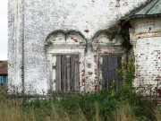 Церковь Успения Пресвятой Богородицы, фрагмент северного фасада<br>, Ухтома, Вашкинский район, Вологодская область