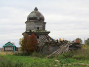 Церковь Воздвижения Креста Господня, вид с северо-запада<br>, Ухтома, Вашкинский район, Вологодская область