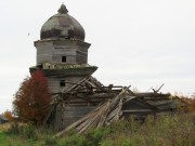 Церковь Воздвижения Креста Господня, вид с запада, Ухтома, Вашкинский район, Вологодская область