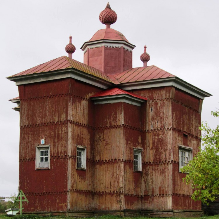 Дмитриево. Церковь Николая Чудотворца. фасады, вид с северо-востока