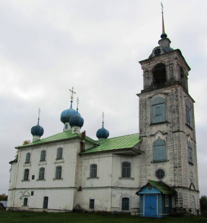 Дмитриево. Церковь Благовещения Пресвятой Богородицы. фасады, вид с северо-запада