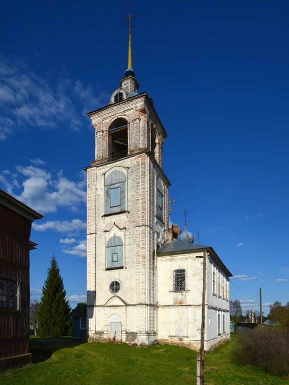 Дмитриево. Церковь Благовещения Пресвятой Богородицы. фасады, Вид с запада