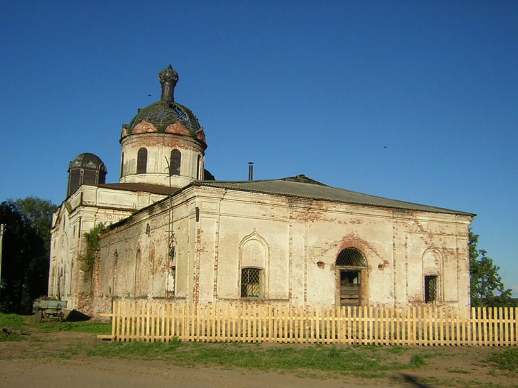 Семенка. Церковь Михаила Архангела. фасады, Михаило-Архангельская церковь