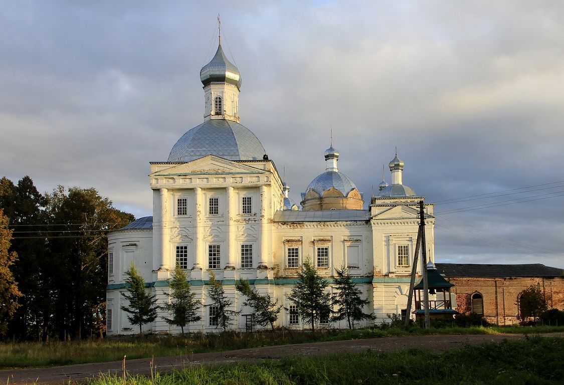 Семенка. Церковь Георгия Победоносца. фасады, Вид с севера.