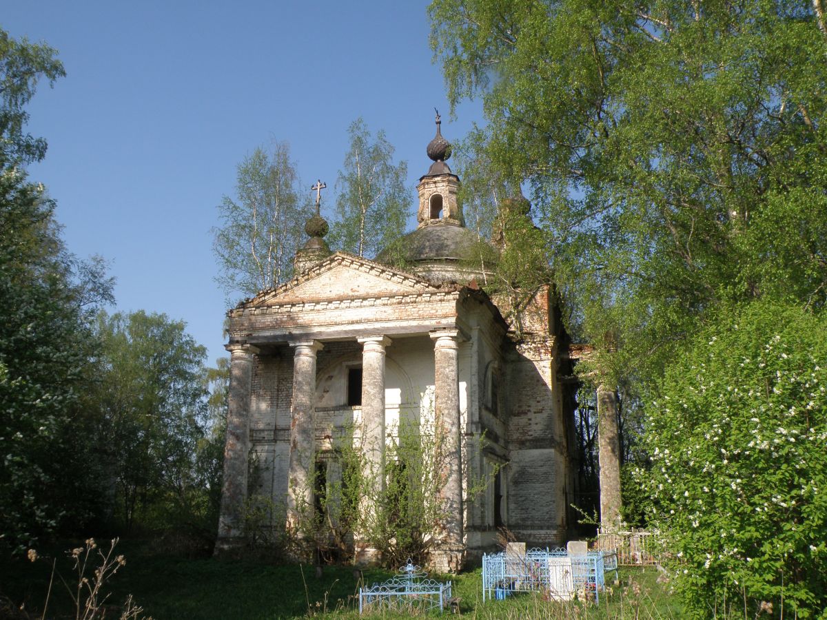 Лаврентьевское. Церковь Рождества Пресвятой Богородицы. фасады