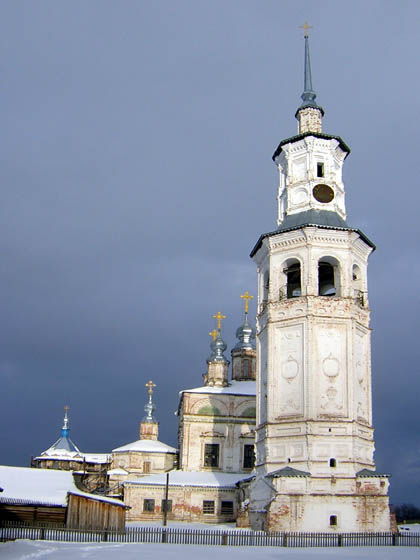 Собор Воскресения Христова, Лальск (Лузский район, Кировская область). фасады, Воскресенский собор с колокольней