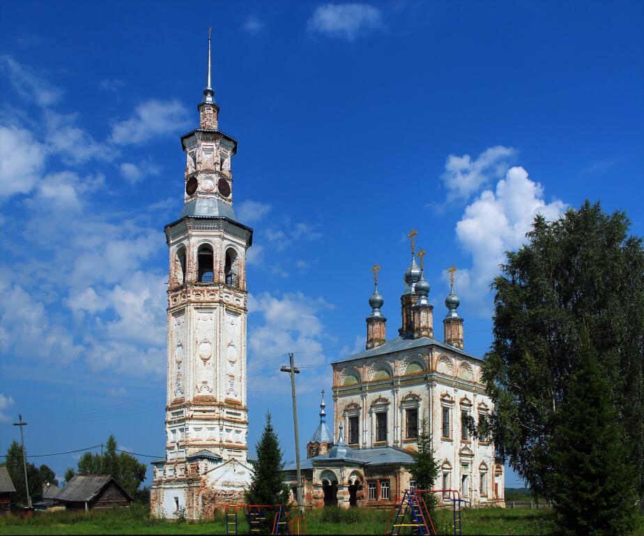 Собор Воскресения Христова, Лальск (Лузский район, Кировская область). фасады