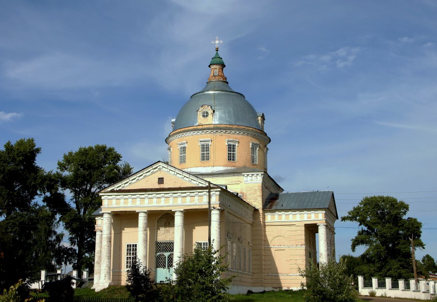 Великорецкое. Церковь Николая Чудотворца. фасады, Вид с запада