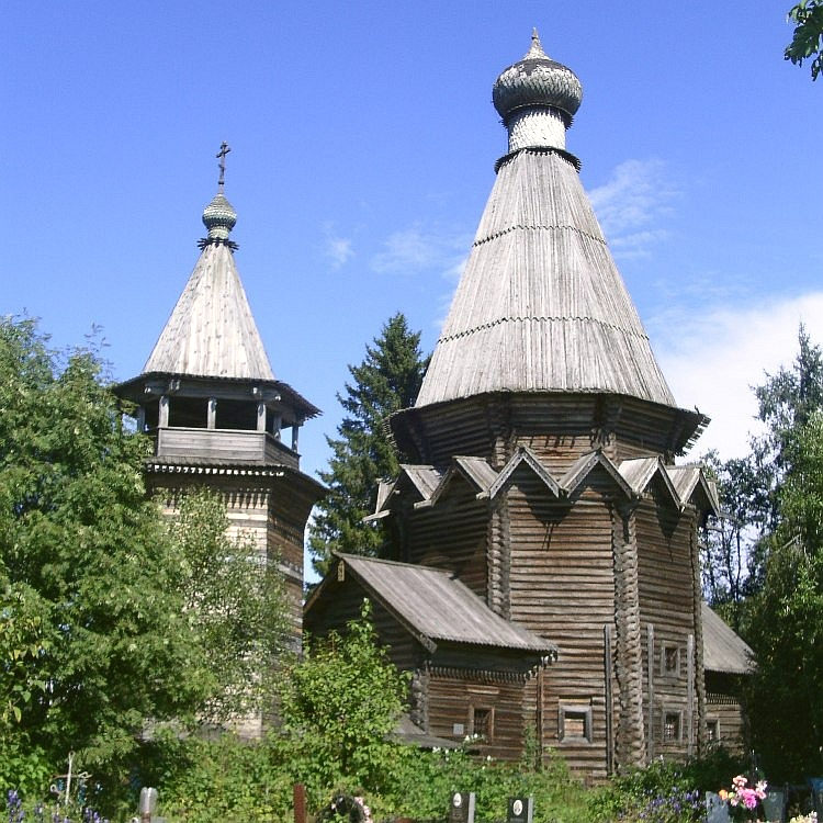 Церковь Николая Чудотворца, Согиницы (Подпорожский район, Ленинградская область). фасады, южный фасад
