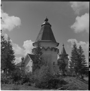 Церковь Николая Чудотворца, Фото 1942 г. из фондов SA-KUVA (Финский военный фотоархив)<br>, Согиницы, Подпорожский район, Ленинградская область