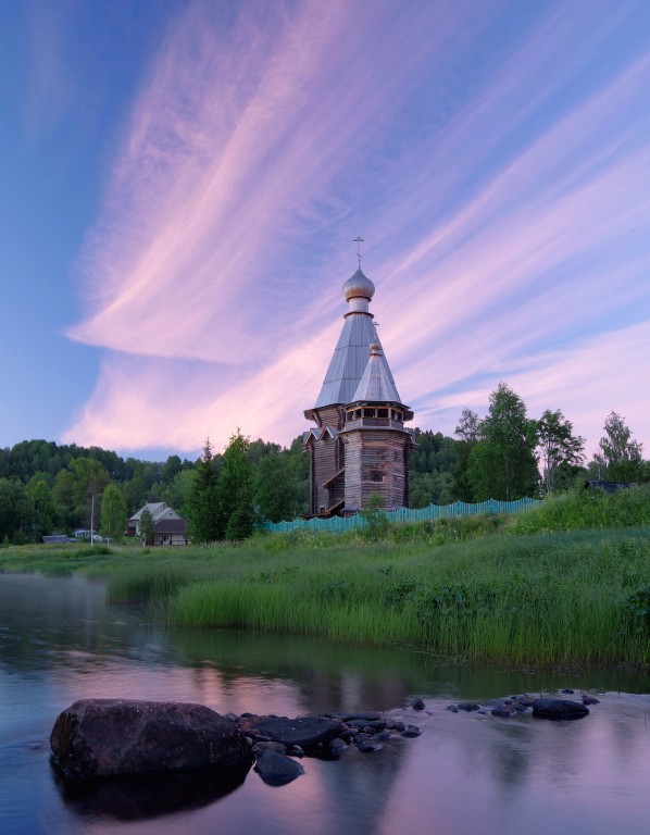 Церковь Николая Чудотворца, Согиницы (Подпорожский район, Ленинградская область). художественные фотографии, Назначение съёмки - перекидной календарь