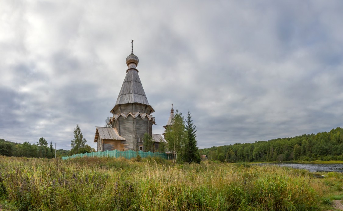 Согиницы. Церковь Николая Чудотворца. фасады, Вид с северо-востока