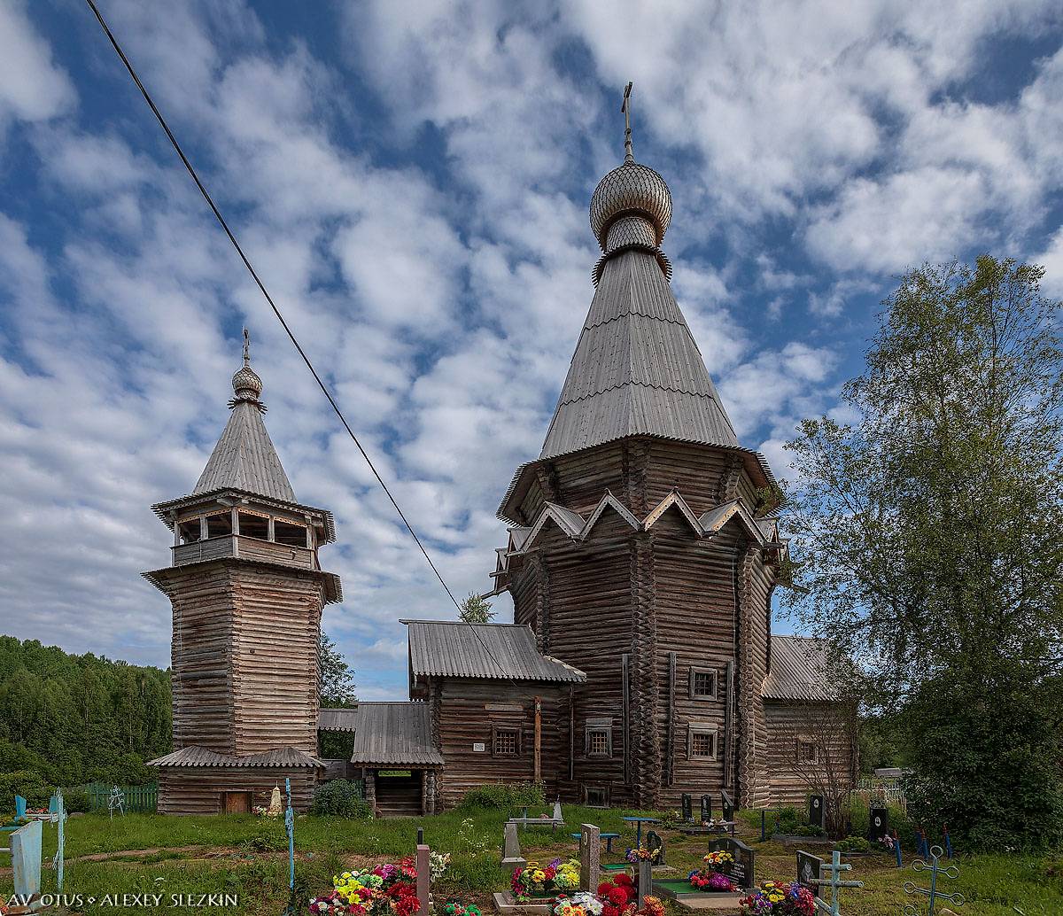 фасады. Церковь Николая Чудотворца, Согиницы (Подпорожский район, Ленинградская область)