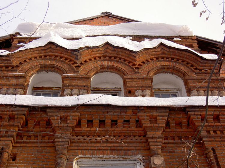 Мишеронский (Мишеронь). Церковь Воздвижения Креста Господня (Николая Чудотворца). архитектурные детали