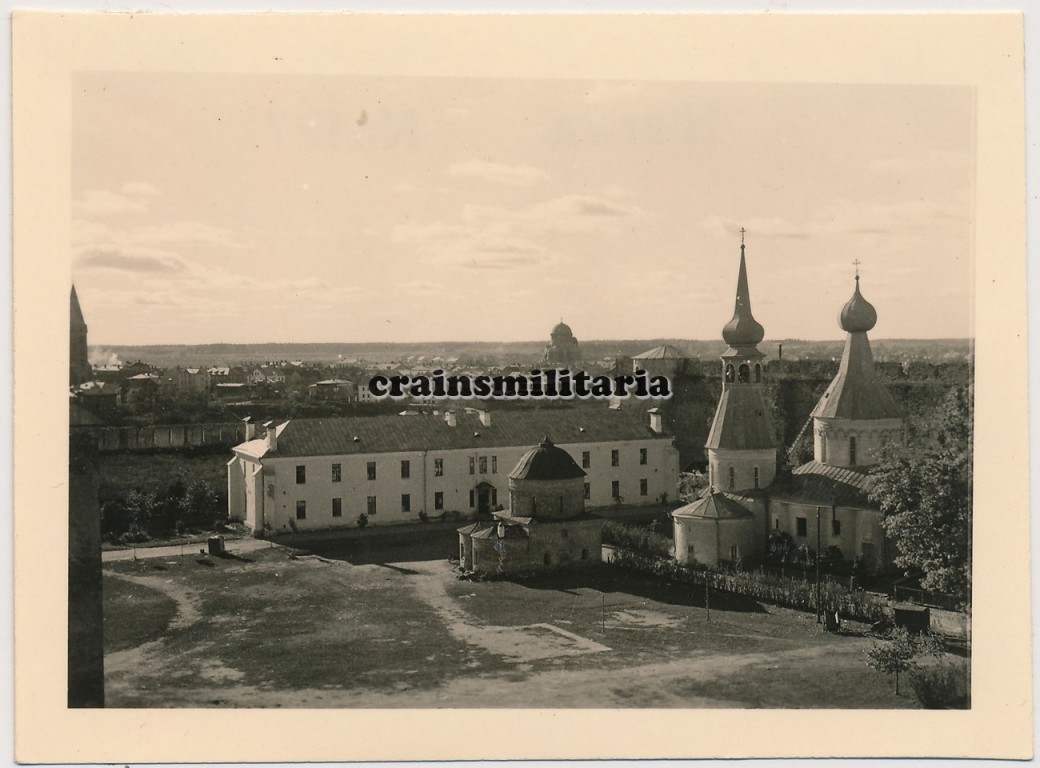 Храмовый комплекс. Церкви Николая Чудотворца и Успения Пресвятой Богородицы, Ивангород (Кингисеппский район, Ленинградская область). архивная фотография, Фото 1941 г. с аукциона e-bay.de