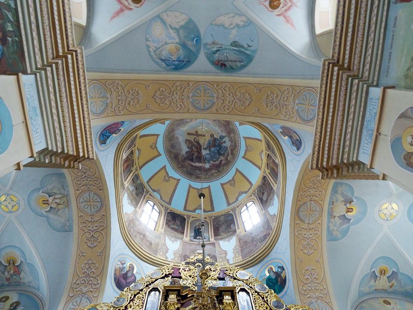 Никольский монастырь. Церковь Николая Чудотворца, Могилёв (Могилёв, город, Беларусь, Могилёвская область). интерьер и убранство, Купол