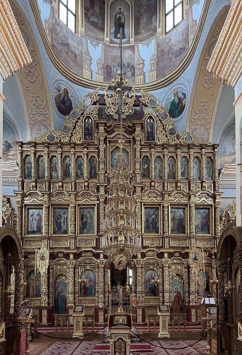 Иконостас, интерьер и убранство. Никольский монастырь. Церковь Николая Чудотворца, Могилёв (Могилёв, город, Беларусь, Могилёвская область)