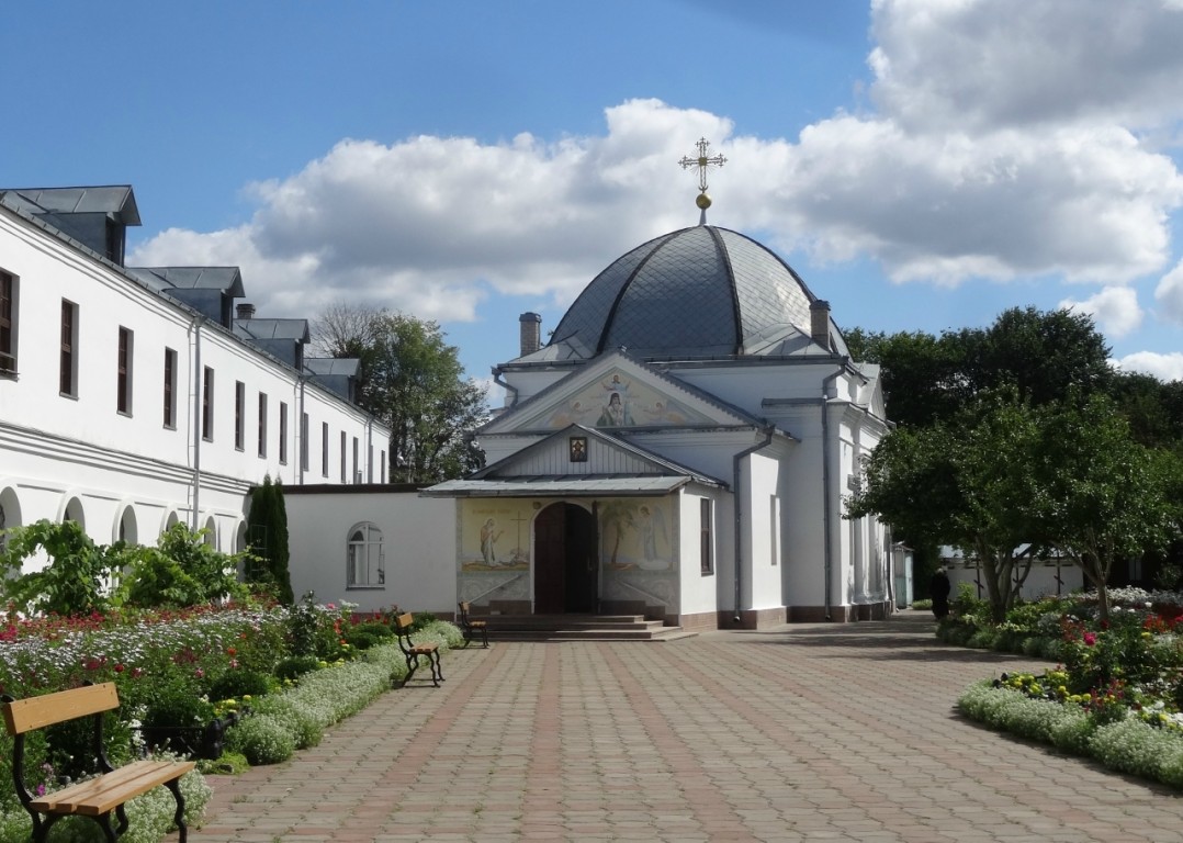 Никольский монастырь. Церковь Онуфрия Великого, Могилёв (Могилёв, город, Беларусь, Могилёвская область). общий вид в ландшафте