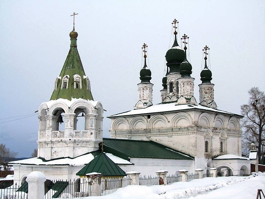 Соликамск. Церковь Спаса Преображения. фасады, вид с юго-запада