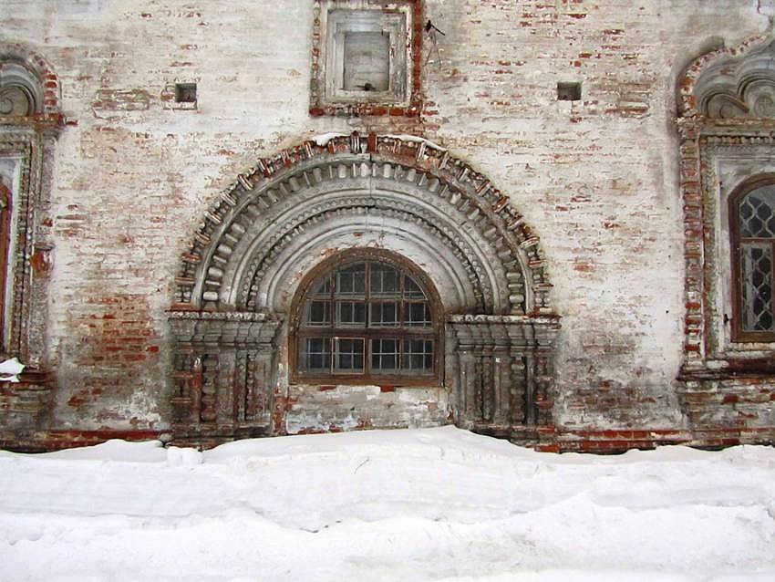 Церковь Спаса Нерукотворного Образа, Соликамск (Соликамский район и г. Соликамск, Пермский край). архитектурные детали, северный фасад, фрагмент декора