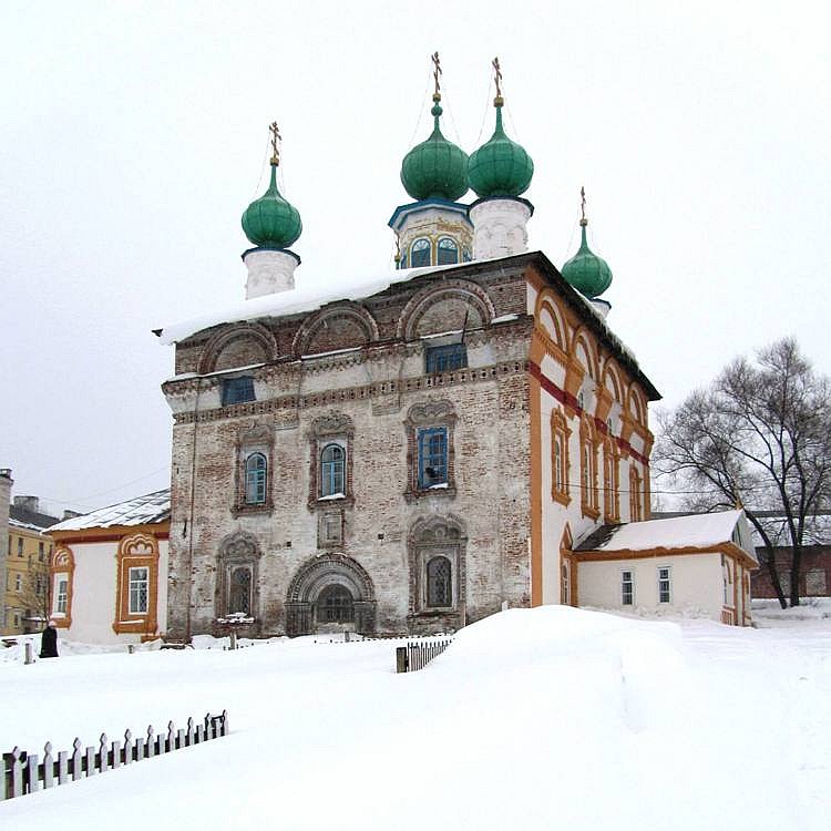 Соликамск. Церковь Спаса Нерукотворного Образа. общий вид в ландшафте, вид с северо-запада