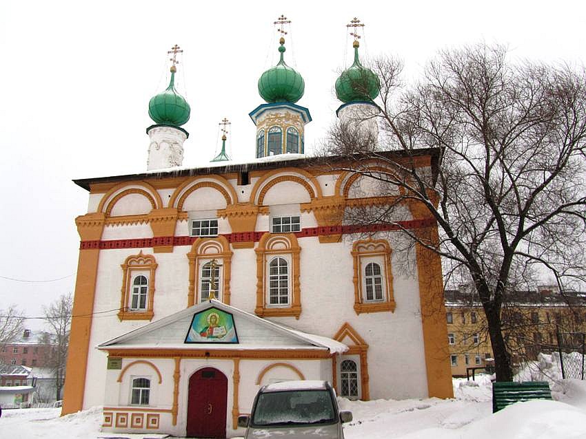 Соликамск. Церковь Спаса Нерукотворного Образа. фасады, западный фасад