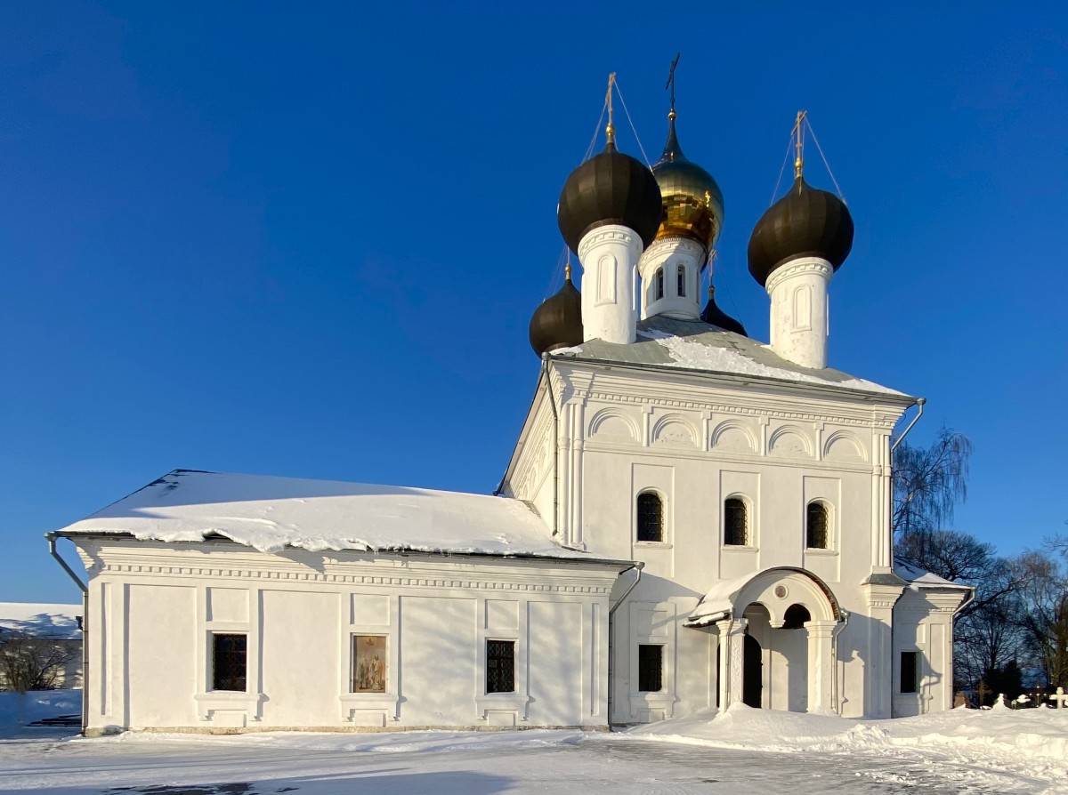 Завидово. Церковь Троицы Живоначальной. фасады, Вид с юга