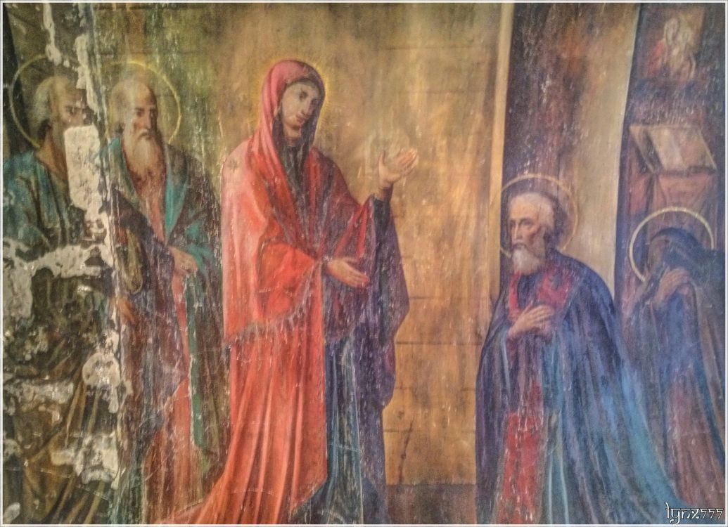 Собор Троицы Живоначальной, Лух (Лухский район, Ивановская область). интерьер и убранство, фреска в трапезной 