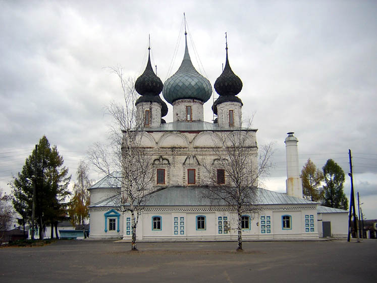 Лух. Церковь Воскресения Христова. фасады, Воскресенская церковь (1680)