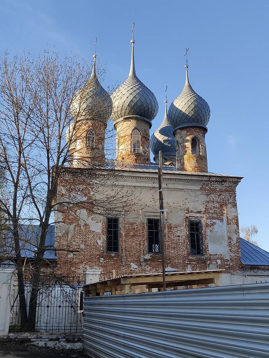Общий вид с Юга., архитектурные детали. Собор Входа Господня в Иерусалим, Юрьевец (Юрьевецкий район, Ивановская область)