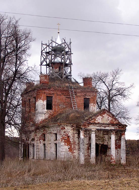 Чернцы. Церковь Николая Чудотворца. фасады