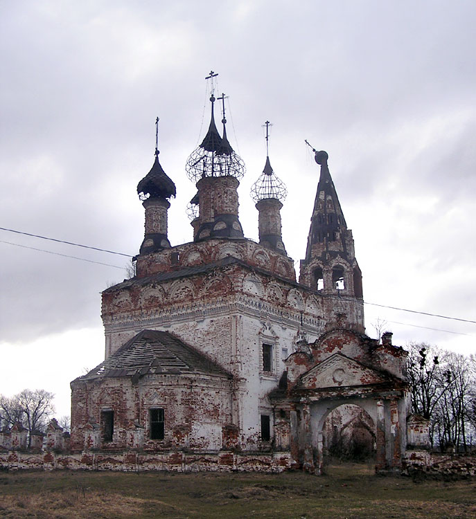 Дунилово. Церковь Покрова Пресвятой Богородицы. фасады