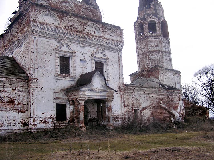 Дунилово. Церковь Покрова Пресвятой Богородицы. фасады