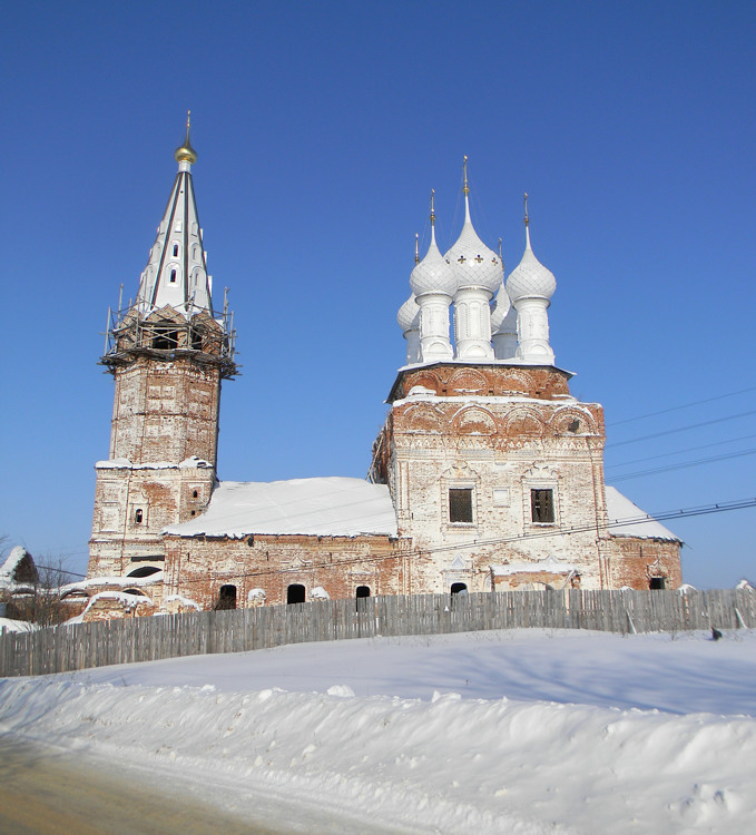 Дунилово. Церковь Покрова Пресвятой Богородицы. фасады