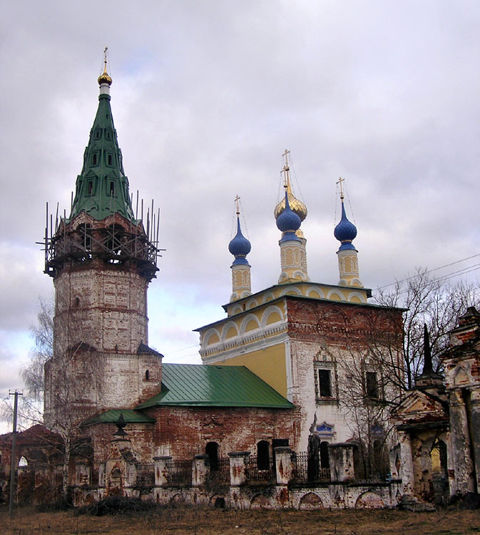 Горицы. Церковь Рождества Пресвятой Богородицы. фасады