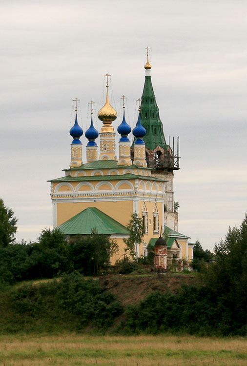 Горицы. Церковь Рождества Пресвятой Богородицы. фасады