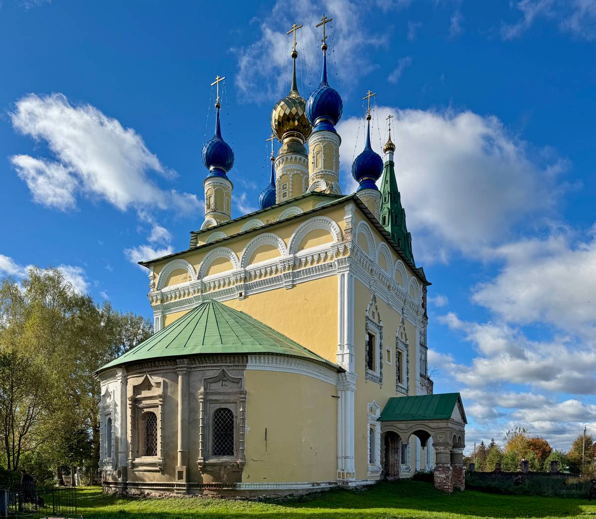 Церковь Рождества Пресвятой Богородицы, Горицы (Шуйский район, Ивановская область). фасады, Вид с востока