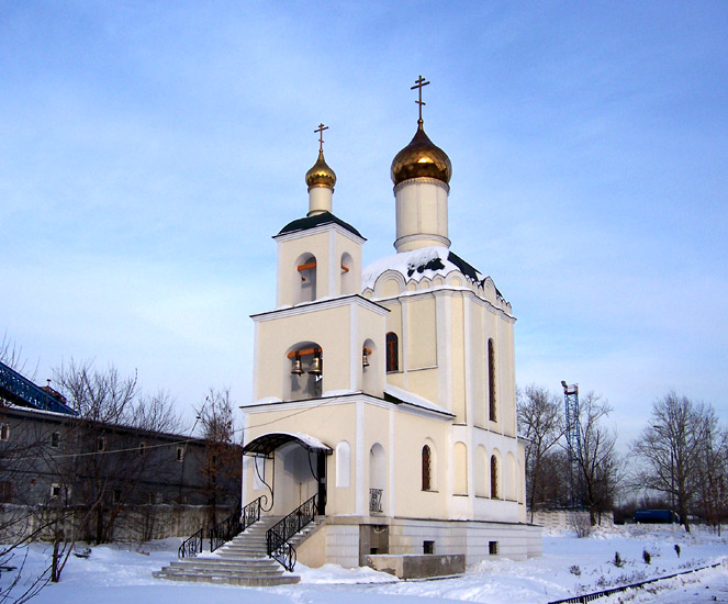 Бирюлёво Западное. Церковь Серафима Саровского на Покровском кладбище. фасады, 		      