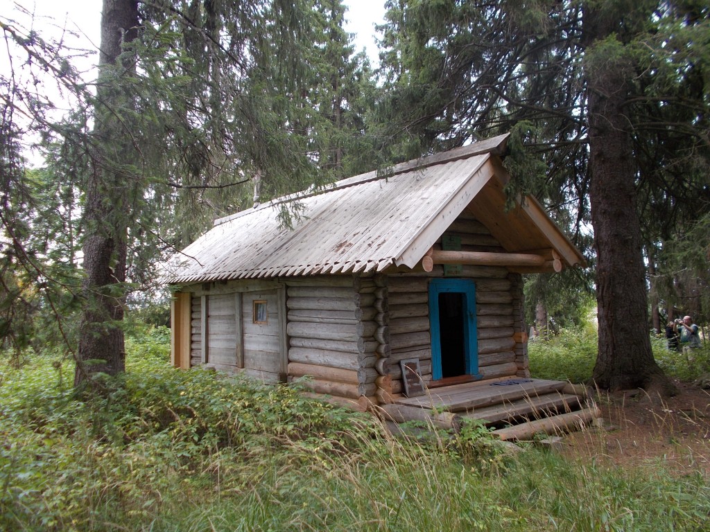Часовня Илии Пророка, Лазарево (Медвежьегорский район, Республика Карелия). общий вид в ландшафте