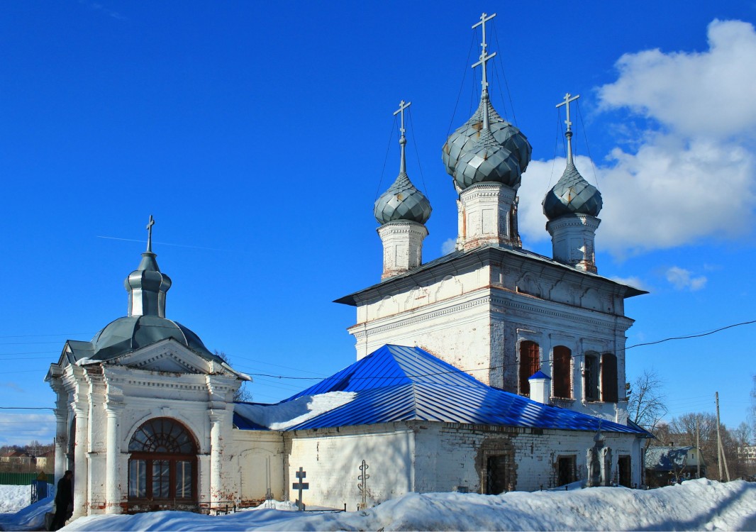 Церковь Преображения Господня, Некрасовское (Некрасовский район, Ярославская область). фасады