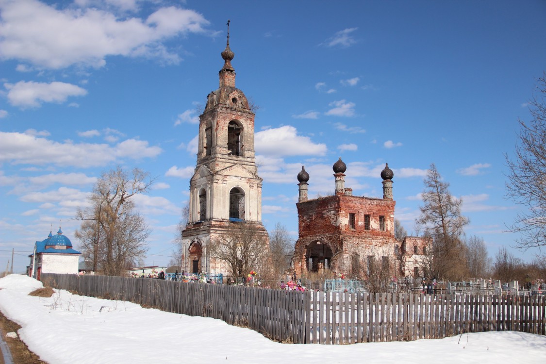Церковь Покрова Пресвятой Богородицы, Покров-Рогули (Пошехонский район, Ярославская область). фасады