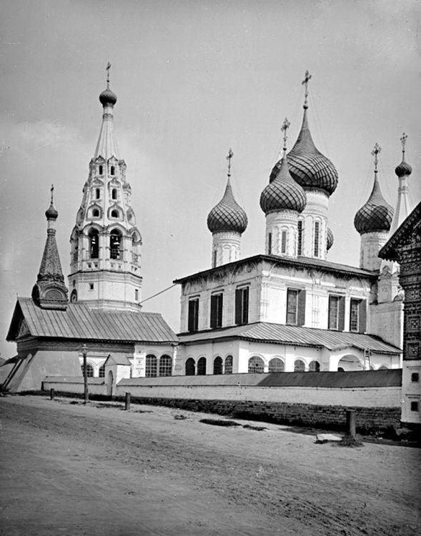 Ярославль. Церковь Николая Чудотворца (Николы Мокрого). архивная фотография, Фото 1903г. Вид с другой стороны