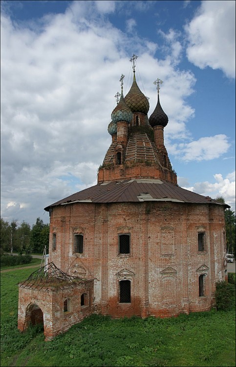Церковь Казанской иконы Божией Матери, Курба (Ярославский район, Ярославская область). фасады