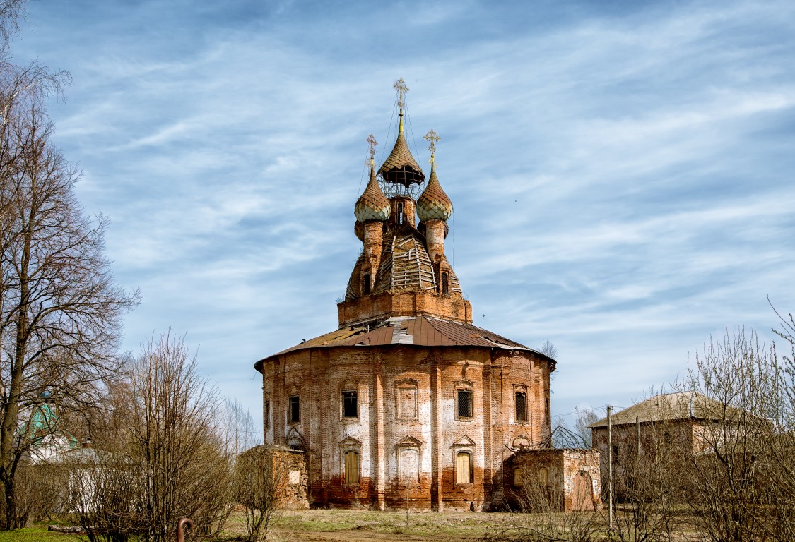 Церковь Казанской иконы Божией Матери, Курба (Ярославский район, Ярославская область). фасады