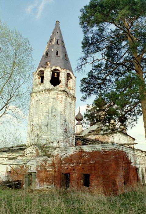 Церковь Рождества Христова, Сокольское (Лухский район, Ивановская область). фасады