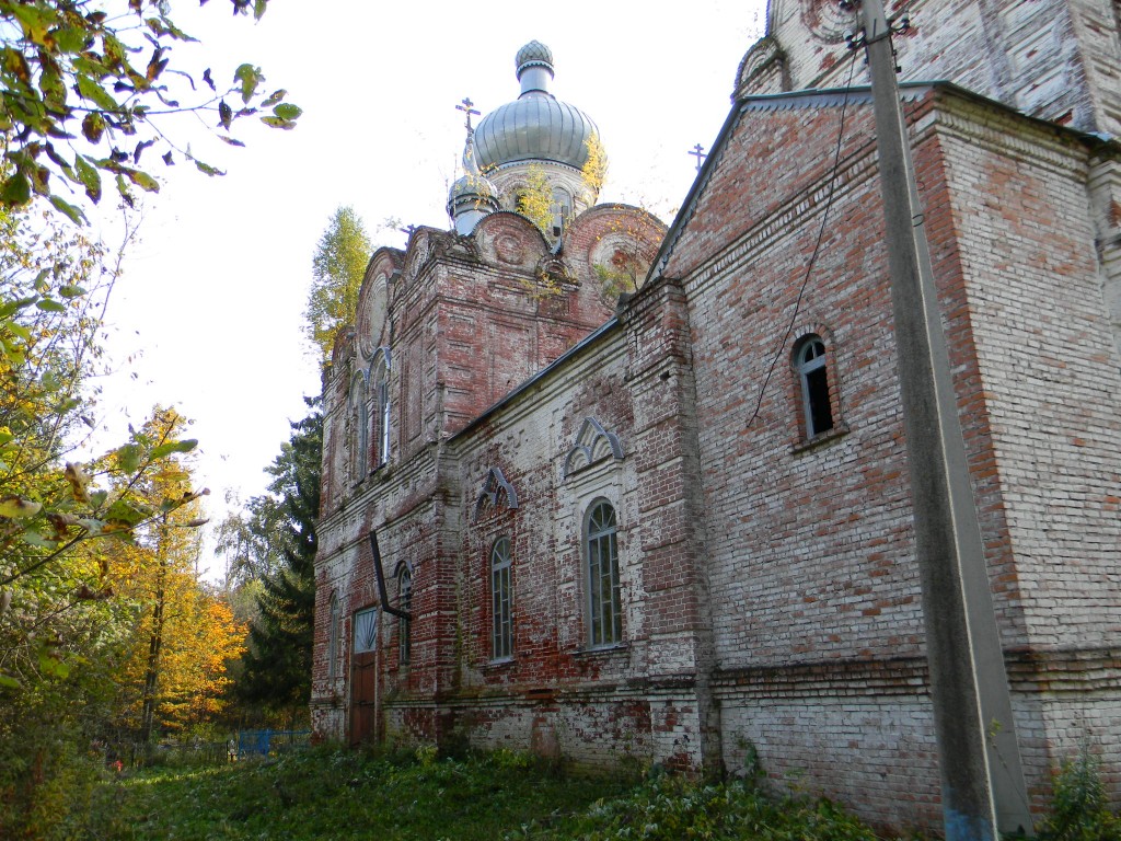 Новопокровское, урочище. Церковь Вознесения Господня. фасады