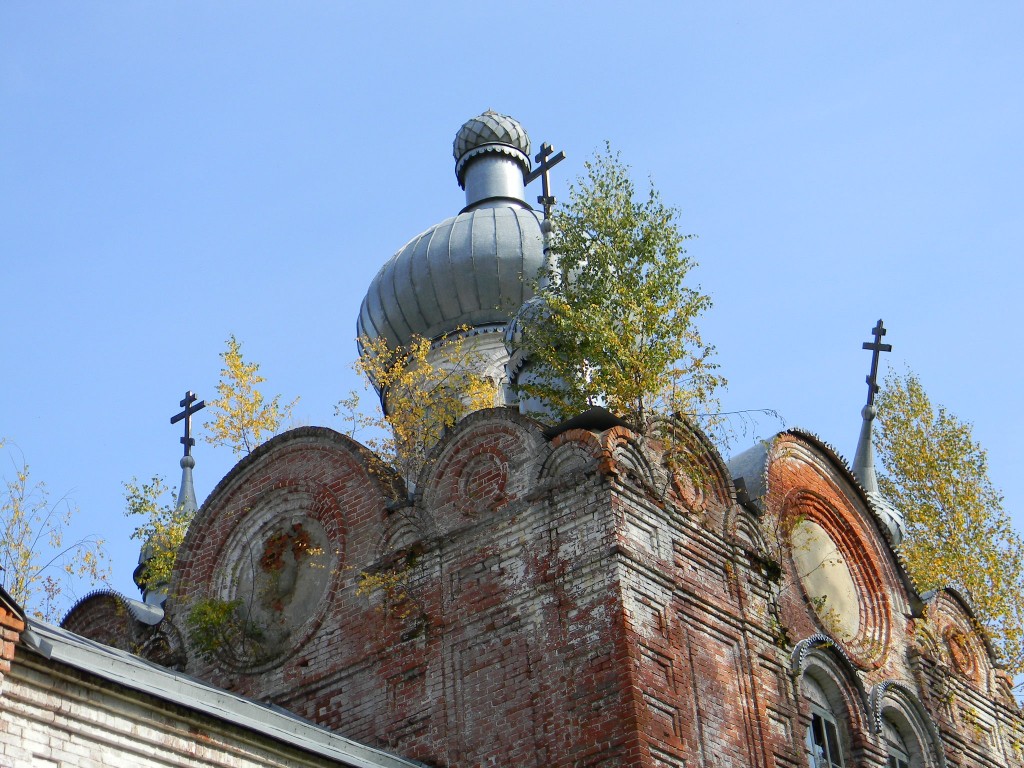 Церковь Вознесения Господня, Новопокровское, урочище (Кинешемский район, Ивановская область). архитектурные детали