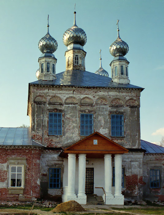 Сорокино. Церковь Воскресения Христова. фасады