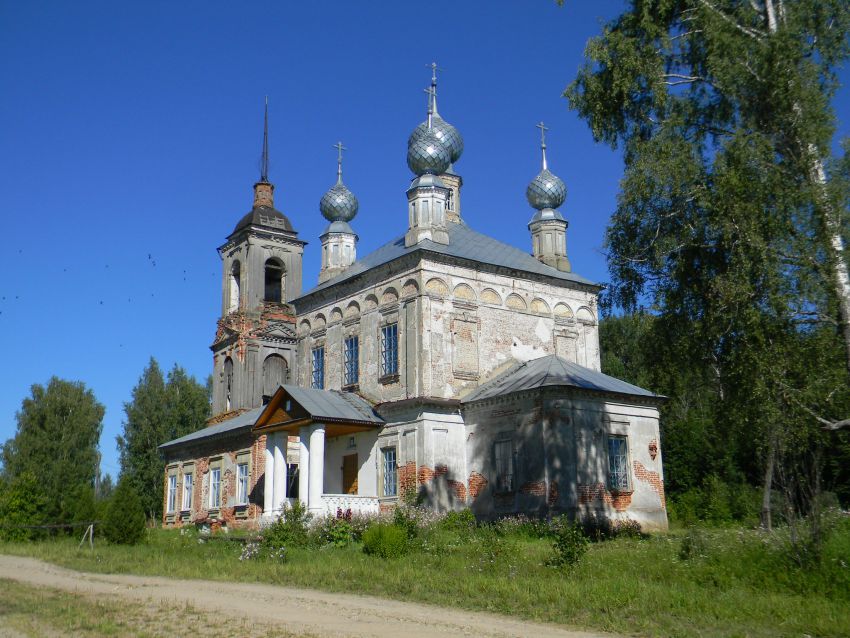 Сорокино. Церковь Воскресения Христова. фасады